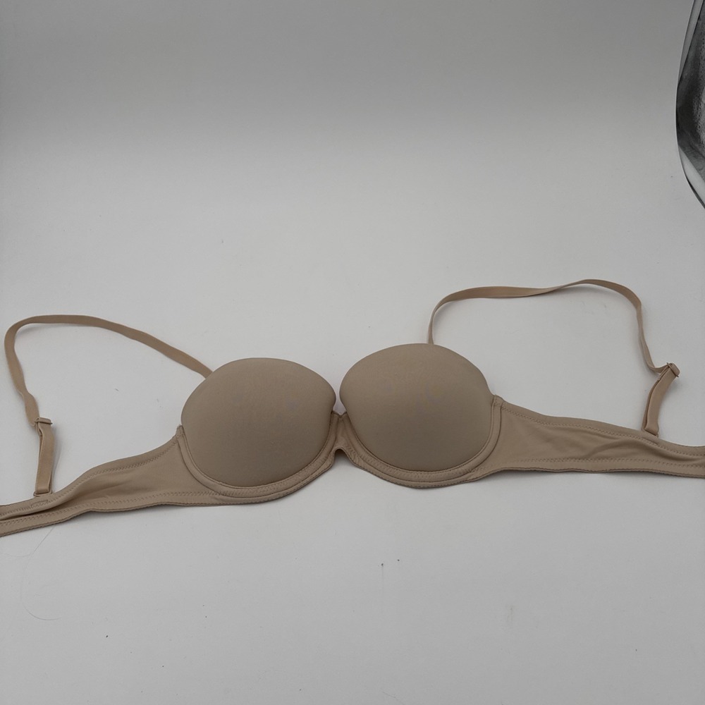 Victoria's Secret PINK RN54867 size 32B Padded Bra Tan